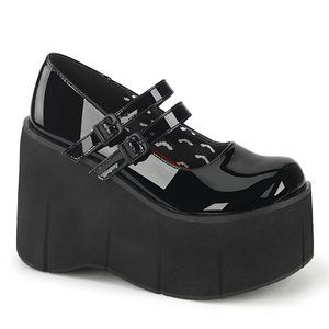 Demonia Kera-08 Black Patent Platform Mary Jane S… - image 1